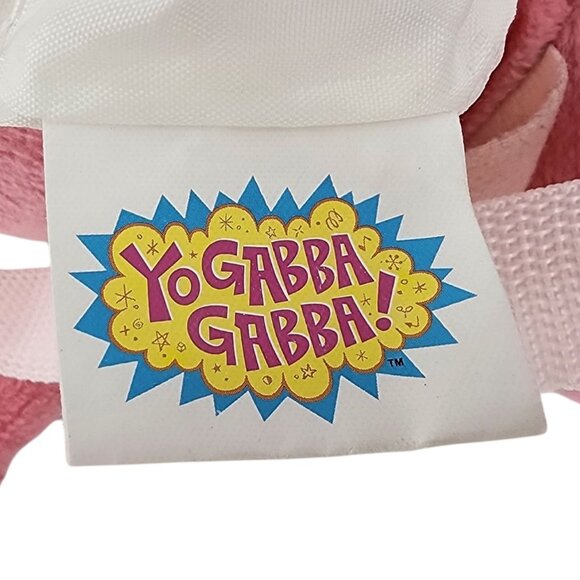 Yo Gabba Gabba! Backpack Plush Foofa Pink 18" - Picture 5 of 8